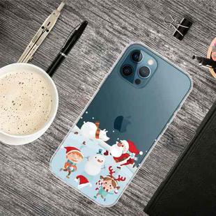 For iPhone 13 Pro Christmas Series Transparent TPU Protective Case (Snow Entertainment)