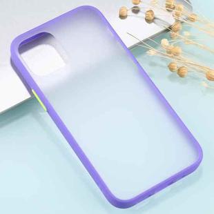 For iPhone 13 mini Skin Feel Series Shockproof Frosted TPU + PC Protective Case (Purple)