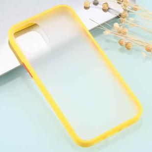 For iPhone 13 mini Skin Feel Series Shockproof Frosted TPU + PC Protective Case (Yellow)