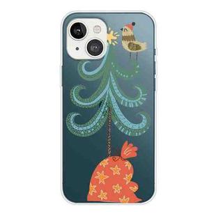 For iPhone 13 mini Christmas Series Transparent TPU Protective Case (Big Christmas Tree)