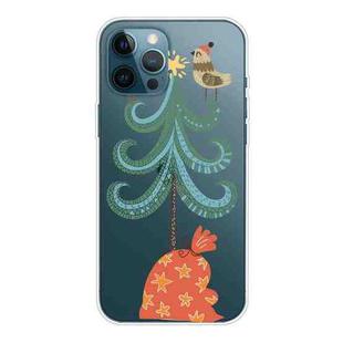 For iPhone 13 Pro Max Christmas Series Transparent TPU Protective Case (Big Christmas Tree)