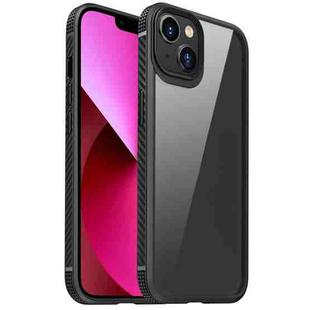 For iPhone 13 iPAKY MG Series Transparent TPU + PC Airbag Shockproof Case(Black)