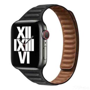 Slimming Loop Magnetic Watch Band For Apple Watch Ultra 49mm / Series 8&7 45mm / SE 2&6&SE&5&4 44mm / 3&2&1 42mm(Black)