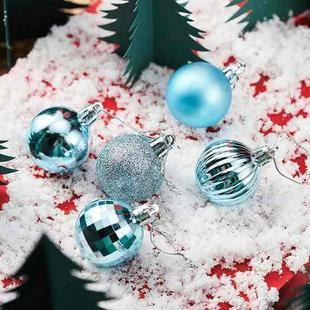 5 PCS Christmas Theme Shooting Props Christmas Balls Ornaments Jewelry Background Photography Photo Props(Blue)