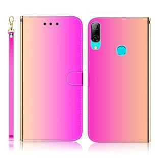 For Huawei P Smart (2019) Imitated Mirror Surface Horizontal Flip Leather Case with Holder & Card Slots & Wallet & Lanyard(Gradient Color)