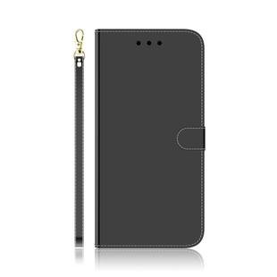 For Huawei P30 Imitated Mirror Surface Horizontal Flip Leather Case with Holder & Card Slots & Wallet & Lanyard(Black)