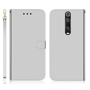 For Xiaomi Redmi K20 / K20 Pro / Mi 9T / Mi 9T Pro Imitated Mirror Surface Horizontal Flip Leather Case with Holder & Card Slots & Wallet & Lanyard(Silver)