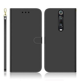 For Xiaomi Redmi K20 / K20 Pro / Mi 9T / Mi 9T Pro Imitated Mirror Surface Horizontal Flip Leather Case with Holder & Card Slots & Wallet & Lanyard(Black)