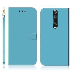 For Xiaomi Redmi K20 / K20 Pro / Mi 9T / Mi 9T Pro Imitated Mirror Surface Horizontal Flip Leather Case with Holder & Card Slots & Wallet & Lanyard(Blue)