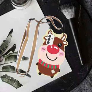 For Huawei P40 Pro Christmas Series TPU Shockproof Case with Neck Lanyard(Elk)