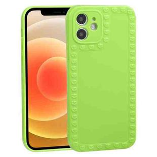 Bear Pattern TPU Phone Protective Case For iPhone 12(Green)