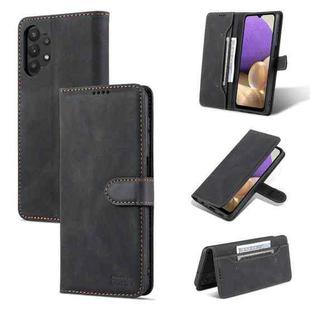 For Samsung Galaxy A32 5G AZNS Dream II Skin Feel PU+TPU Horizontal Flip Leather Case with Holder & Card Slots & Wallet(Black)