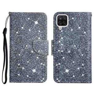 For Samsung Galaxy A12 Painted Pattern Horizontal Flip Leather Case with Holder & Card Slot & Wallet(Gypsophila)