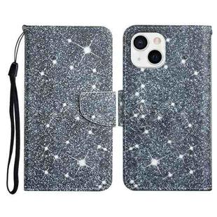 For iPhone 13 Painted Pattern Horizontal Flip Leather Case with Holder & Card Slot & Wallet(Gypsophila)