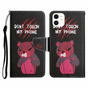 Painted Pattern Horizontal Flip Leather Case with Holder & Card Slot & Wallet For iPhone 11(Red Bear)