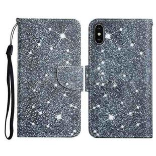For iPhone XS Max Painted Pattern Horizontal Flip Leather Case with Holder & Card Slot & Wallet(Gypsophila)