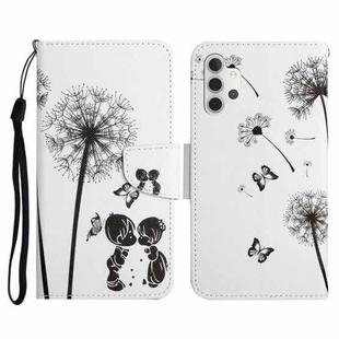 For Samsung Galaxy A32 5G Painted Pattern Horizontal Flip Leather Case with Holder & Card Slot & Wallet(Dandelion)