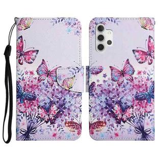 For Samsung Galaxy A32 5G Painted Pattern Horizontal Flip Leather Case with Holder & Card Slot & Wallet(Bright Butterfly)
