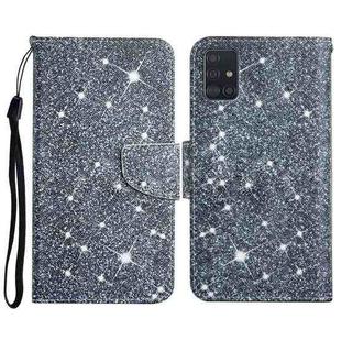 For Samsung Galaxy A51 Painted Pattern Horizontal Flip Leather Case with Holder & Card Slot & Wallet(Gypsophila)