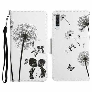 For Samsung Galaxy A70 Painted Pattern Horizontal Flip Leather Case with Holder & Card Slot & Wallet(Dandelion)