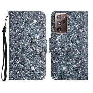 For Samsung Galaxy Note20 Ultra Painted Pattern Horizontal Flip Leather Case with Holder & Card Slot & Wallet(Gypsophila)