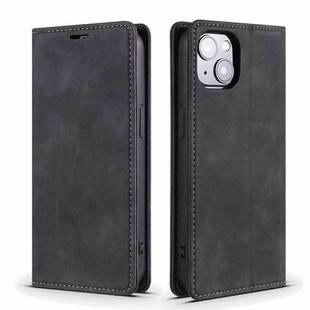 For iPhone 13 Skin Feel Dream Series Horizontal Flip Leather Case with Holder & Card Slots & Wallet(Black)