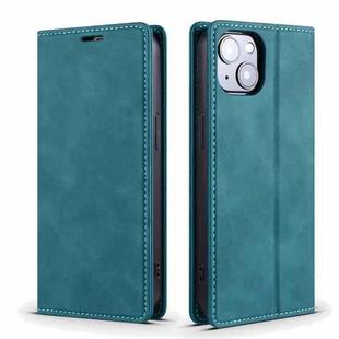 For iPhone 13 Pro Skin Feel Dream Series Horizontal Flip Leather Case with Holder & Card Slots & Wallet (Blue)