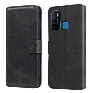 For Infinix Hot 9 Classic Calf Texture PU + TPU Horizontal Flip Leather Case with Holder & Card Slots & Wallet(Black)