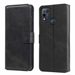 For Infinix Hot 10 Play Classic Calf Texture PU + TPU Horizontal Flip Leather Case with Holder & Card Slots & Wallet(Black)