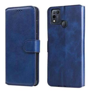 For Infinix Smart 5 Classic Calf Texture PU + TPU Horizontal Flip Leather Case with Holder & Card Slots & Wallet(Blue)