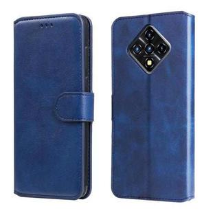 For Infinix Zero 8 Classic Calf Texture PU + TPU Horizontal Flip Leather Case with Holder & Card Slots & Wallet(Blue)