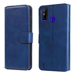 For Tecno Spark 6 Go Classic Calf Texture PU + TPU Horizontal Flip Leather Case with Holder & Card Slots & Wallet(Blue)