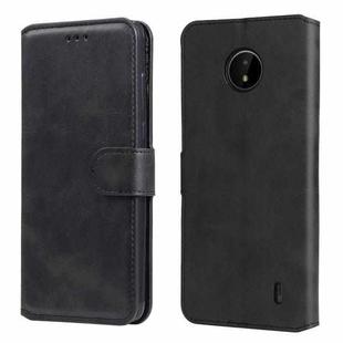 For Nokia C10 / C20 Classic Calf Texture PU + TPU Horizontal Flip Leather Case with Holder & Card Slots & Wallet(Black)