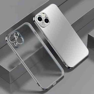 For iPhone 13 Pro Electroplated Edge Frosted TPU Shockproof Case (Silver)