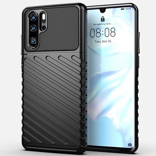 For Huawei P30 Pro Thunderbolt Shockproof TPU Soft Case(Black)