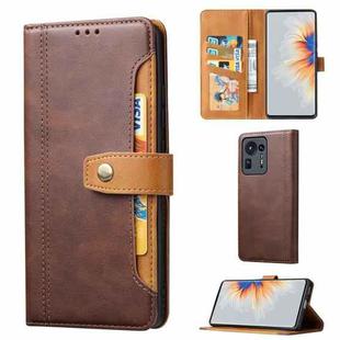 For Xiaomi Mi Mix 4 Calf Texture Double Fold Clasp Horizontal Flip Leather Case with Photo Frame & Holder & Card Slots & Wallet(Coffee)