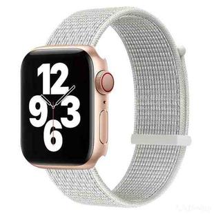 Hook and Loop Fastener Dual Section Watch Band For Apple Watch Ultra 49mm&Watch Ultra 2 49mm / Series 9&8&7 45mm / SE 3&SE 2&6&SE&5&4 44mm / 3&2&1 42mm(Reflective White)
