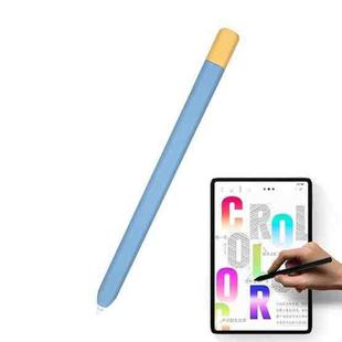 For Xiaomi Inspired Stylus Pen Contrast Color Protective Case(Blue Yellow)