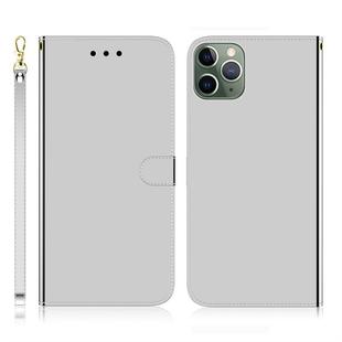 For iPhone 11 Pro Imitated Mirror Surface Horizontal Flip Leather Case with Holder & Card Slots & Wallet & Lanyard(Silver)