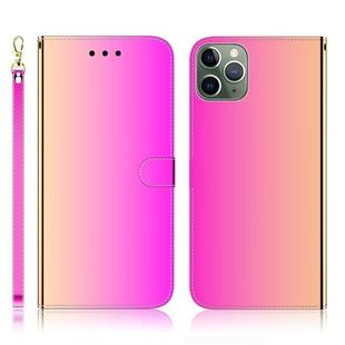 For iPhone 11 Pro Imitated Mirror Surface Horizontal Flip Leather Case with Holder & Card Slots & Wallet & Lanyard(Gradient Color)