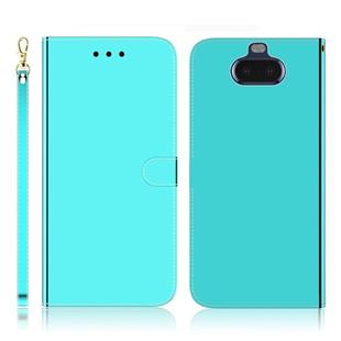 For Sony Xperia 20 Imitated Mirror Surface Horizontal Flip Leather Case with Holder & Card Slots & Wallet & Lanyard(Mint Green)