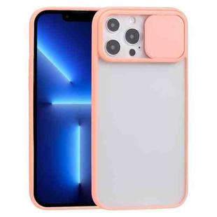 For iPhone 13 Pro Sliding Camera Cover Design TPU Protective Case (Pink)