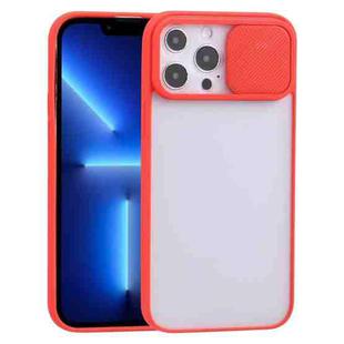 For iPhone 13 Pro Sliding Camera Cover Design TPU Protective Case (Red)