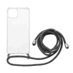 For iPhone 13 mini MOMAX All-inclusive TPU Shockproof Protective Case with Lanyard (Transparent)
