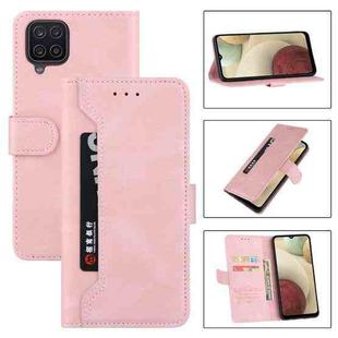 For Samsung Galaxy A42 5G Reverse Buckle Horizontal Flip PU Leather Case with Holder & Card Slot & Wallet(Rose Gold)