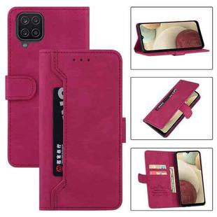 For Samsung Galaxy A42 5G Reverse Buckle Horizontal Flip PU Leather Case with Holder & Card Slot & Wallet(Wine Red)