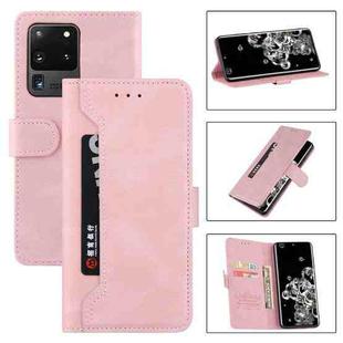 For Samsung Galaxy A72 5G / 4G Reverse Buckle Horizontal Flip PU Leather Case with Holder & Card Slot & Wallet(Rose Gold)