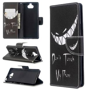 For Sony Xperia 20 Colored Drawing Pattern Horizontal Flip PU Leather Case with Holder & Card Slots & Wallet(Smirk)