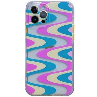 Shockproof TPU Pattern Protective Case For iPhone 12(Wave Pattern)