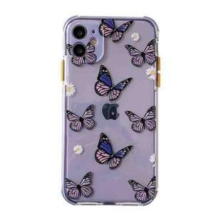 Shockproof TPU Pattern Protective Case For iPhone 12(Butterflies)